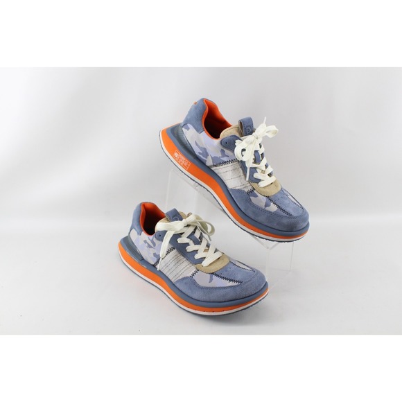 Deckers X Lab Blue Orange Running Sneakers 1123973 US Women's Size 9.5 Men's 8.5